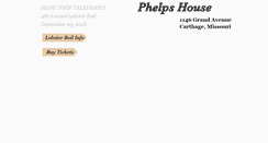 Desktop Screenshot of phelpshouse.org