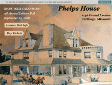 Tablet Screenshot of phelpshouse.org